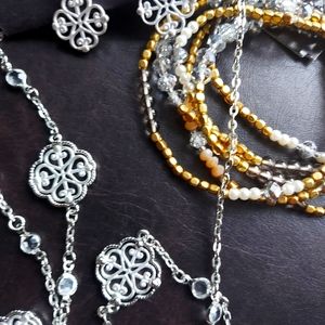 Necklace   Earings and Bracelet